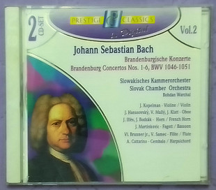 J.S.Bach. Brandenburg Concertos Nos. 1 - 6, BWV 1046 - 1051. Vol.2. (2CD)