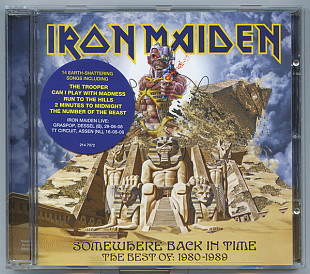 Фірмовий IRON MAIDEN - " Somewhere Back In Time (The Best Of: 1980-1989) "