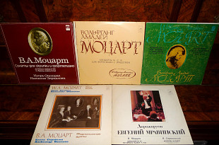 Раритетные виниловые пластинки – *МЕЛОДИЯ* =CLASSIC Collection – В.A.MOЦАРТ № I= (5-LP)