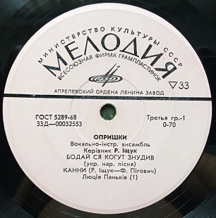 Опришки – Бодай Ся Когут Знудив