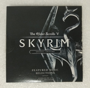 CD JEREMY SOULE 2016 The Elder Scrolls V: Skyrim (Featured Music Selections = Extraits De La Bande O