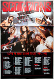 SCORPIONS WORLD WIDE LIVE 2 LP ( EMI / HARVEST 1C164 24 0343 1 A4/B4 - 1C164 24 0344 1 A4/B4 ) G/F