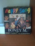 МИНЬОН - Boney M. – Happy Song (миньон 7", 45 RPM), 1984, Hansa – 106 909, оригинал - Germany (ЕХ, ЕХ