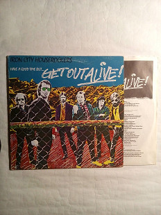 Iron City Houserockers 80 "Have A Good Time (But Get Out Alive)" Canada Vinyl Nm