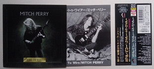 Mitch Perry – Wire to Wire CD Japan Фірмовий Instrumental rock guitar
