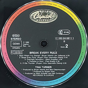 Tina Turner – Break Every Rule