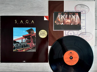 SAGA ( PROG ROCK ) IN TRANSIT - LIVE ( POLYDOR 2374 200 ) 1982 GERMANY