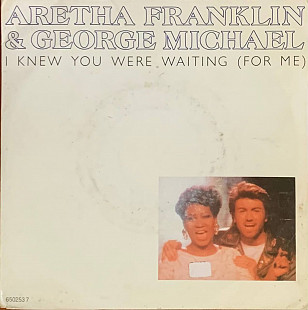Aretha Franklin & George Michael – «I Knew You Were Waiting (For Me)» 7", 45 RPM, Single