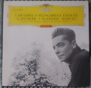 J. Brahms - 8 Hungarian Dances, A. Dvorak - 5 Slavonic Dances 1959 (Re 1968, Deutsche Grammophon MG-
