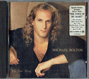 Фирм. Michael Bolton – "The One Thing"