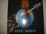 KICK AXE- Rock The World 1986 Orig.Canada Hard Rock Heavy Metal Arena Rock Glam