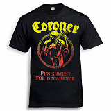 Футболка Coroner "Punishment For Decadence"