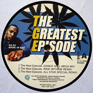 Вінілова платівка Dr. Dre - The Greatest Episode 12"