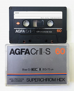 Аудіокасета AGFA Superchrom HDX 60 1982