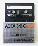 Аудіокасета AGFA Superchrom HDX 60 1982