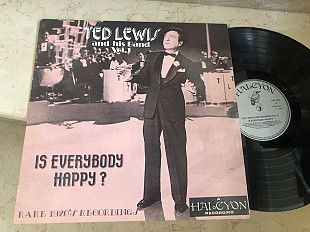 Ted Lewis And His Band ‎– Is Everybody Happy? - Rare 1920's Recordings (Vol.1) ( UK ) JAZZ LP