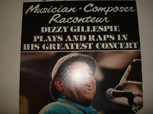 DIZZY GILLESPIE- Musician-Composer-Raconteur 1982 2LP (Red Translucent) USA Jazz Bop Jazz-Funk Lati