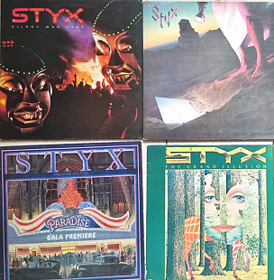 Vinyl 5 шт. - Styx - винил пластинка + плакат