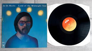 AL DI MEOLA with Jaco Pastorius LAND OF THE MIDNIGHT SUN ( CBS 32027 A1/B1 ) 1976 HOLL