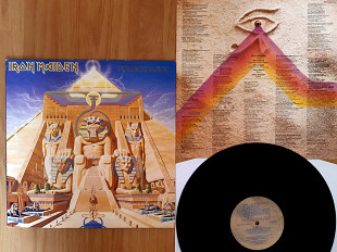 IRON MAIDEN POWERSLAVE ( EMI EJ 2402001 A1U/B2U ) EMBOSSED COVER 1984