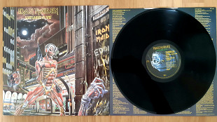 IRON MAIDEN SOMEWHERE IN TIME ( EMI EMC 3512 A3U/B6U ) 1986 UK