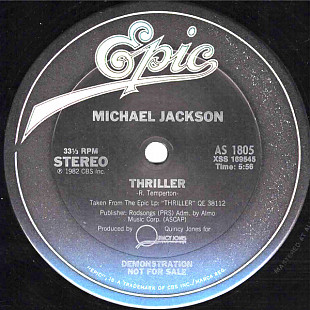 Вінілова платівка Michael Jackson - Thriller 12"