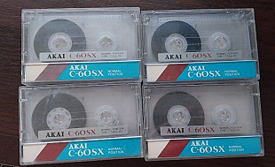 Аудіо касета Akai C60SX. тип I. лот.