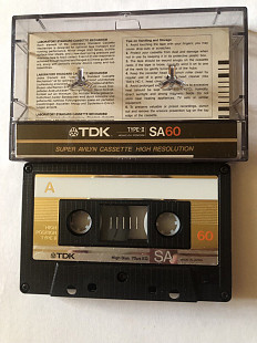 TDK SA 60 золотая SA 60