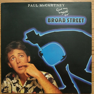 Paul McCartney Give My Regards to Broadstreet UK first press lp vinyl