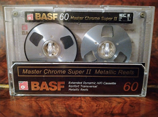 Ayдио Кассета *RaRe/Mint* =BASF//MASTER CHROM SUPER II 60//METAL REEL !!!=