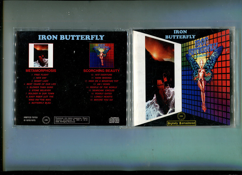 Продаю CD Iron Butterfly “Metamorphosis” 1970 / “Scorching Beauty
