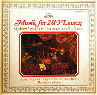 Konrad Ragossnig, Jürgen Hübscher, Dieter Kirsch - Musik Für 2 Und 3 Lauten (LP, Album)