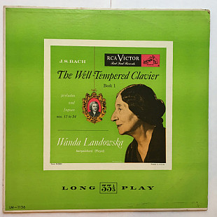 Wanda Landowska, J.S. Bach* - The Well-Tempered Clavier, Book I: Preludes And Fugues Nos. 17–24 (LP,