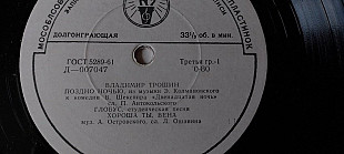 Владимир Трошин Поздно ночью
