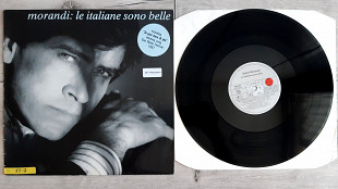 GIANNI MORANDI LE ITALIANE SONO BENE ( ARIOLA 208 439 A1/B1 ) STICKER , PRESSLIST 1987 GER