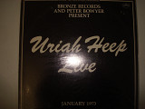 URIAH HEEP -Uriah Heep Live 1973 2LP (10 page picture booklet) USA Rock Hard Rock Classic Rock