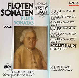 Carl Philipp Emanuel Bach, Eckart Haupt, Siegfried Pank, Armin Thalheim – «Flöten Sonaten»
