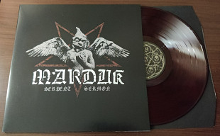 MARDUK - Serpent Sermon (Red black marbled transparent)