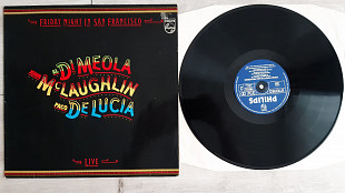 AL DI MEOLA JOHN McLAUGHLIN PACO DE LUCIA FRIDAY NIGHT IN SAN FRANCISCO - LIVE ( PHILIPS 6302 137 )