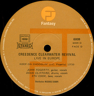 Creedence Clearwater Revival - Live In Europe