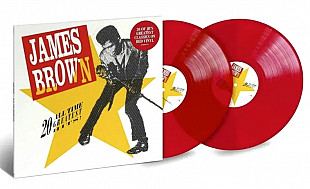 James Brown - 20 All Time Greatest Hits - 1959-91. (2LP). 12. Coloured Vinyl. Пластинки. Europe.