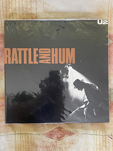U2 – Rattle And Hum (2 x Пластинки), 1988, 303 400, Europe (ЕХ, ЕХ+/ЕХ, с разворотом, две вставки) -