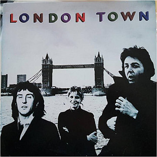 Wings 78 "London Town" OIS+Giga Poster, Germany Ex/Ex