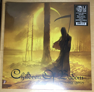 CHILDREN OF BODOM I Worship Chaos - Transparent Yellow Black Marbled LP