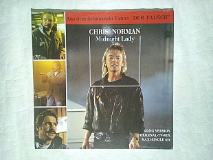 Chris Norman 86 "Midnight Lady" Maxi-Single Germany Vinyl Nm
