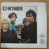 U2 October UK first press lp vinyl