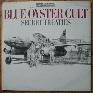 Blue Oyster Cult Secret Treaties US first press lp vinyl quadro