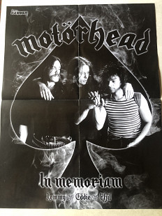 Metal Hammer Німеччина Постер Motorhead/Iron Maiden