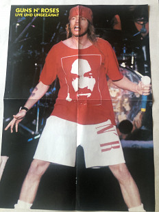 Rock Hard Німеччина Постер Guns N' Roses