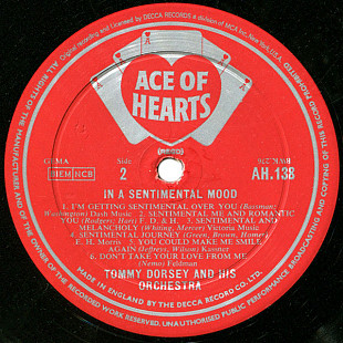 Tommy Dorsey And His Orchestra – In A Sentimental Mood...